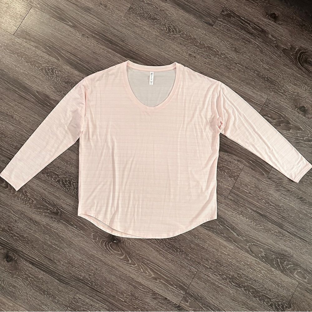 Athleta Cloudlight Stratus Striped long sleeve